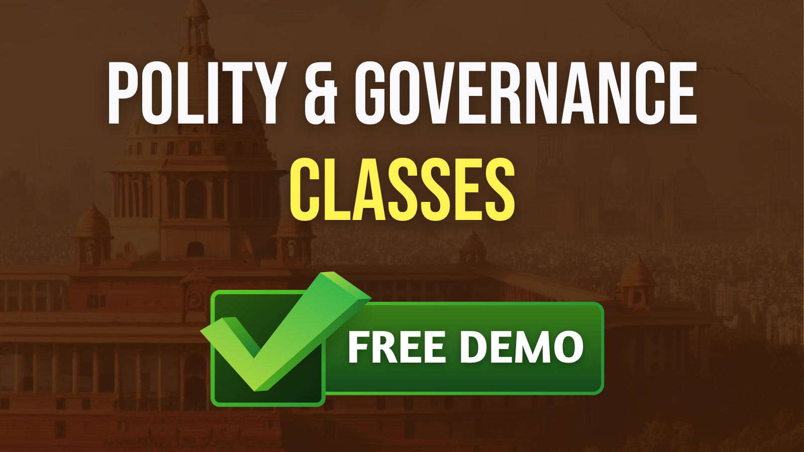 Polity & Governance Free Classes