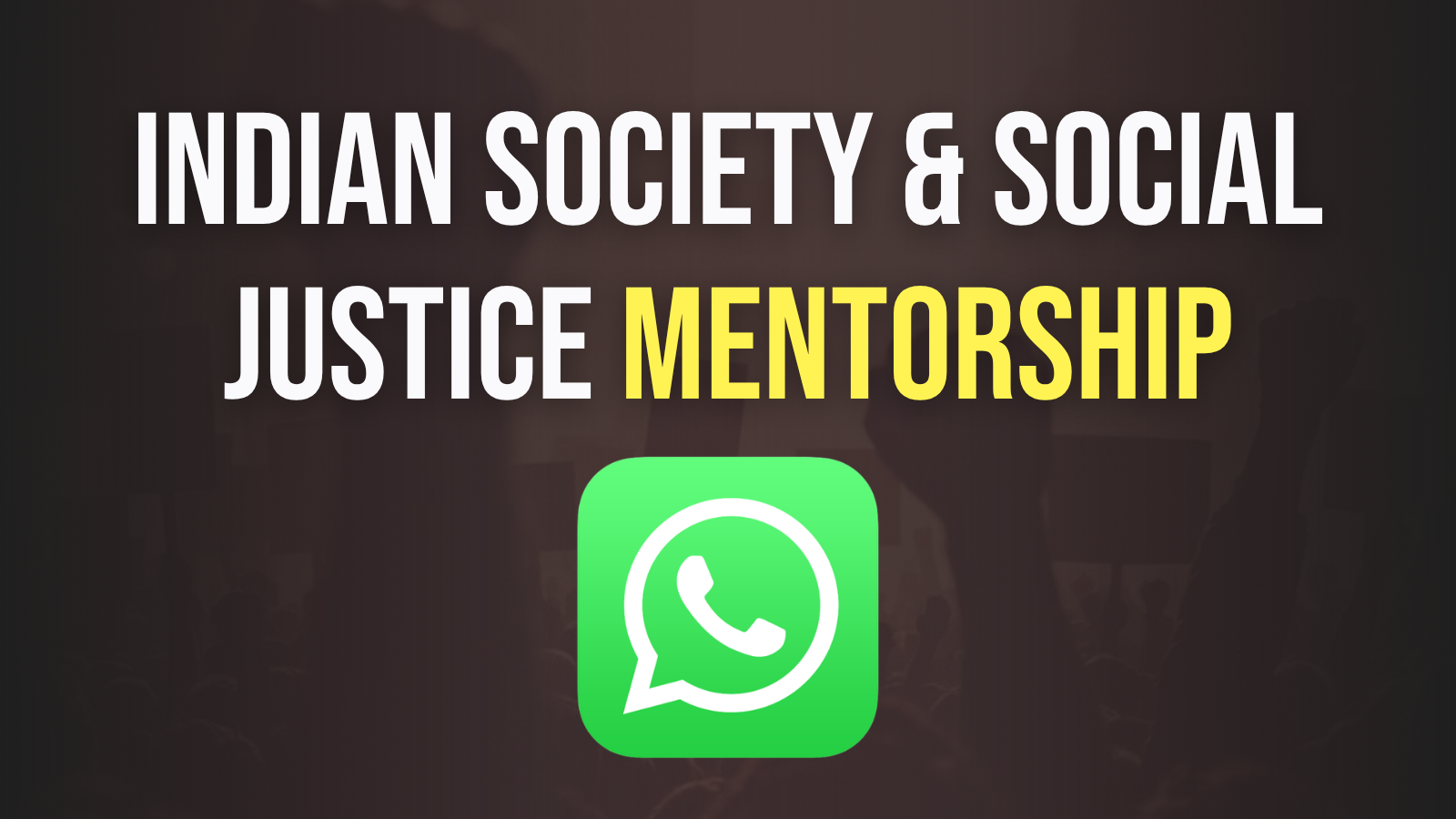 Indian Society - Mentorship