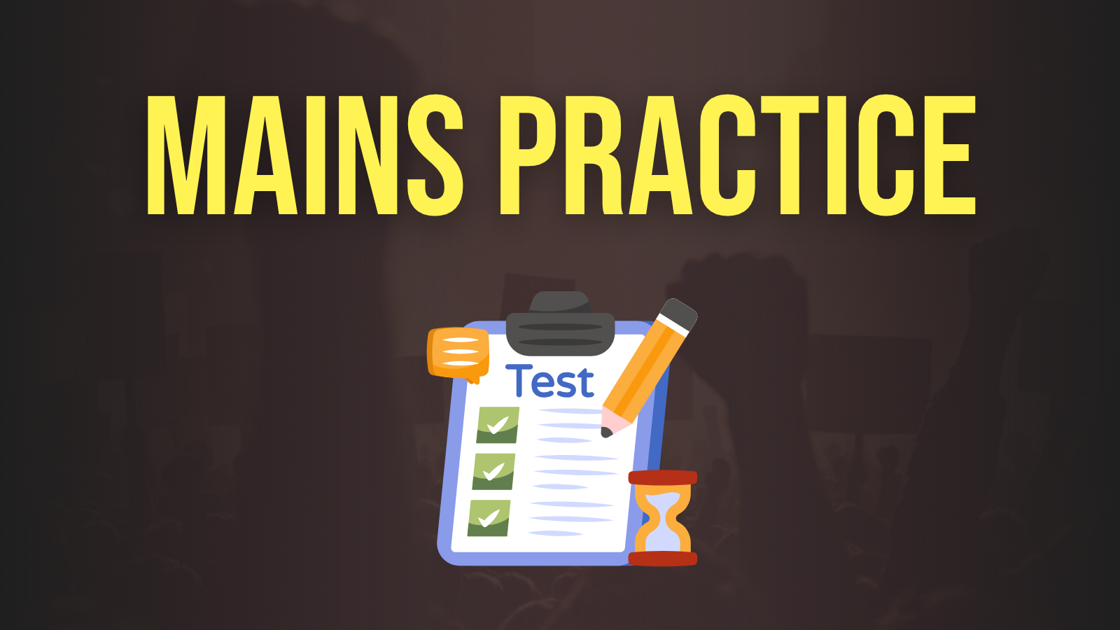 Indian Society - Mains Practice