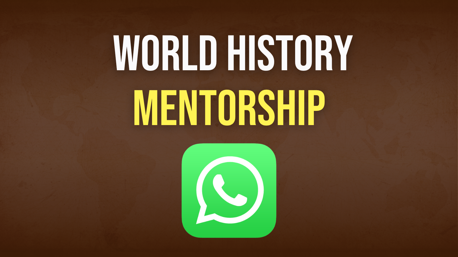 World History - Mentorship