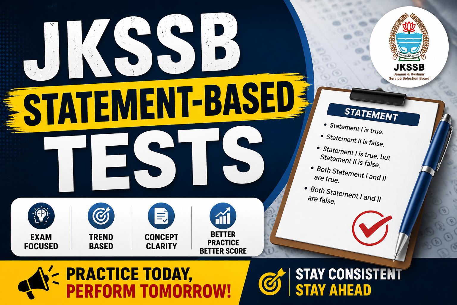 Jkssb Sectional-based tests