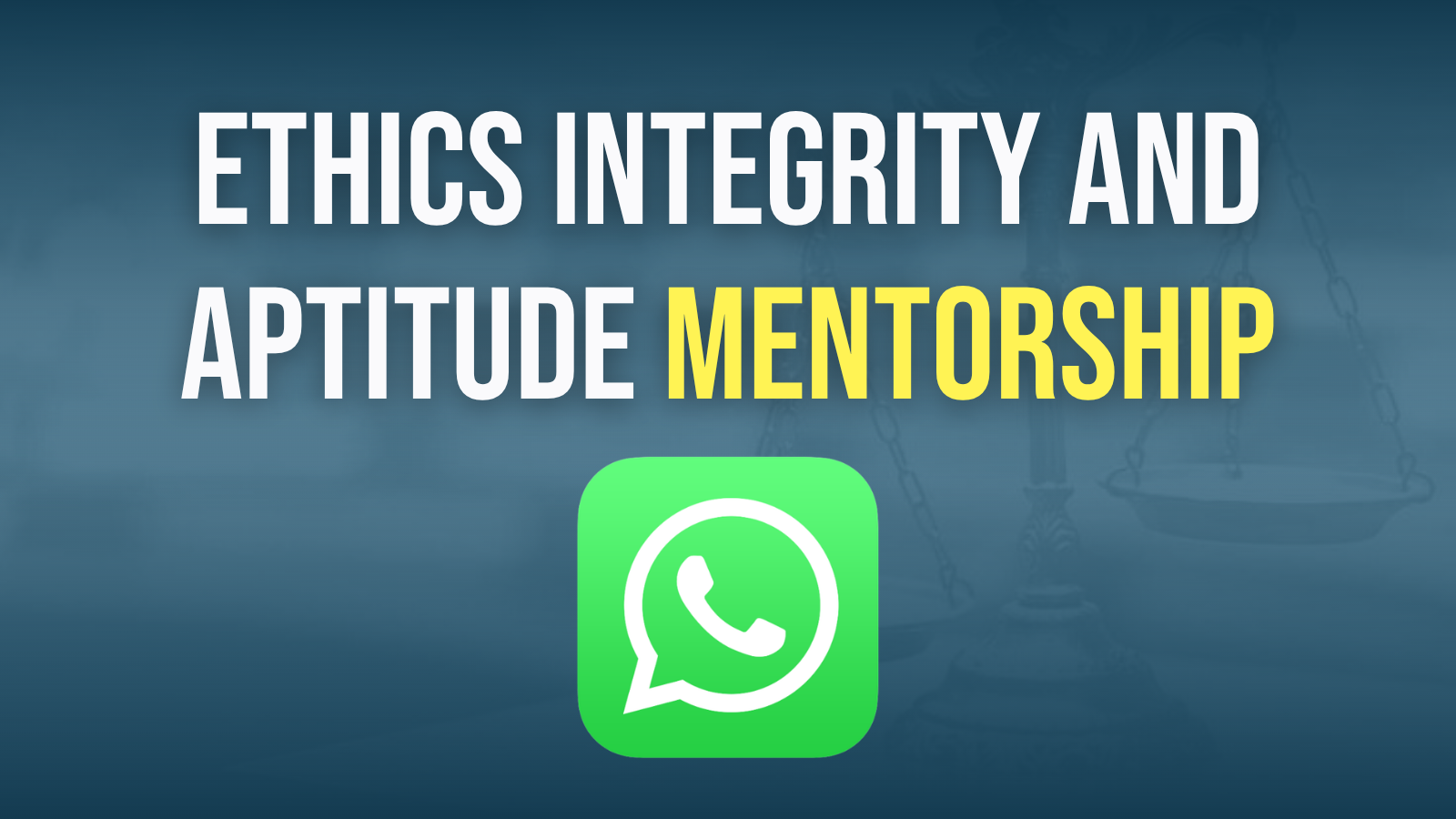 Ethics - Mentorship