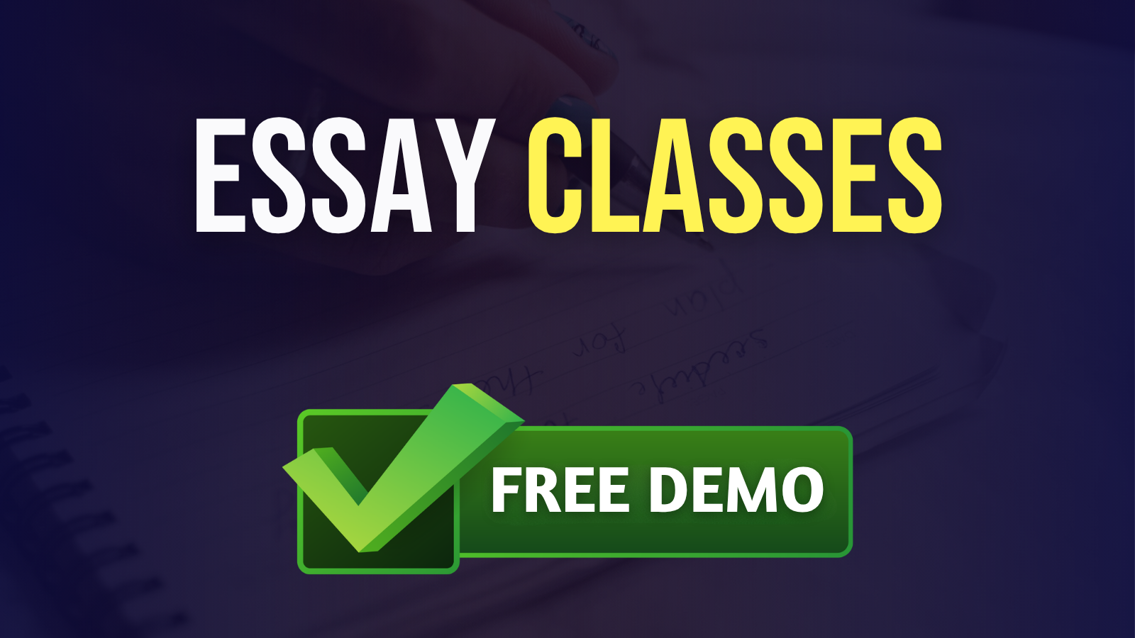 Essay - Free Demo Classes