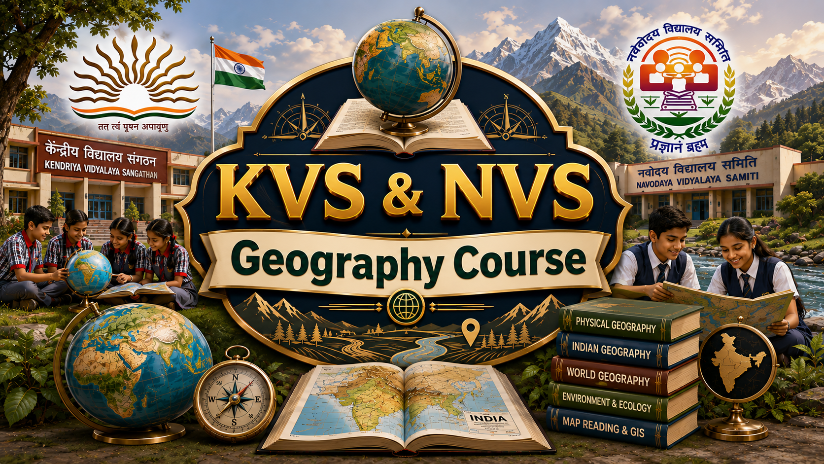 KVS & NVS Geography Course