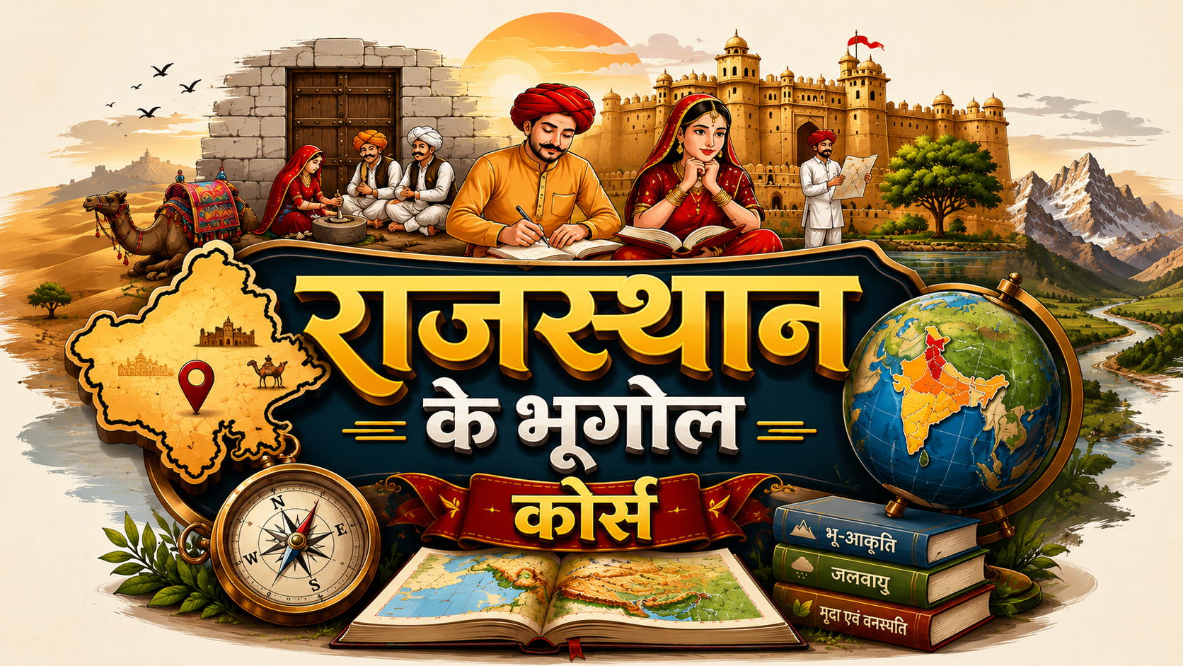 राजस्‍थान के भूगोल कोर्स