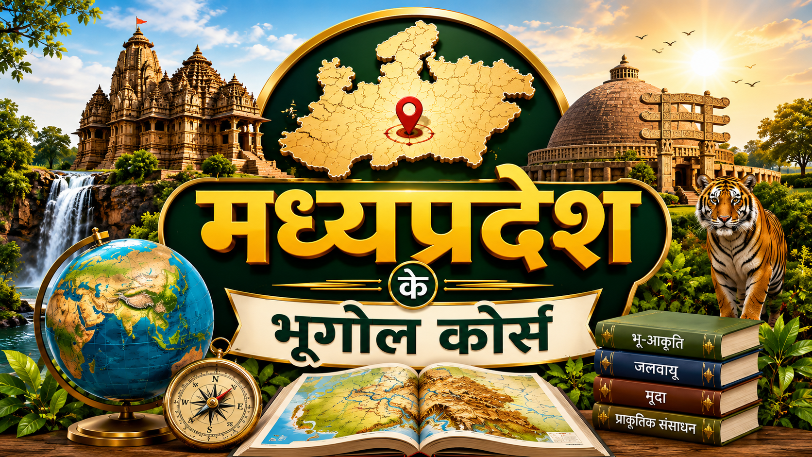 मध्‍यप्रदेश के भूगोल कोर्स 
