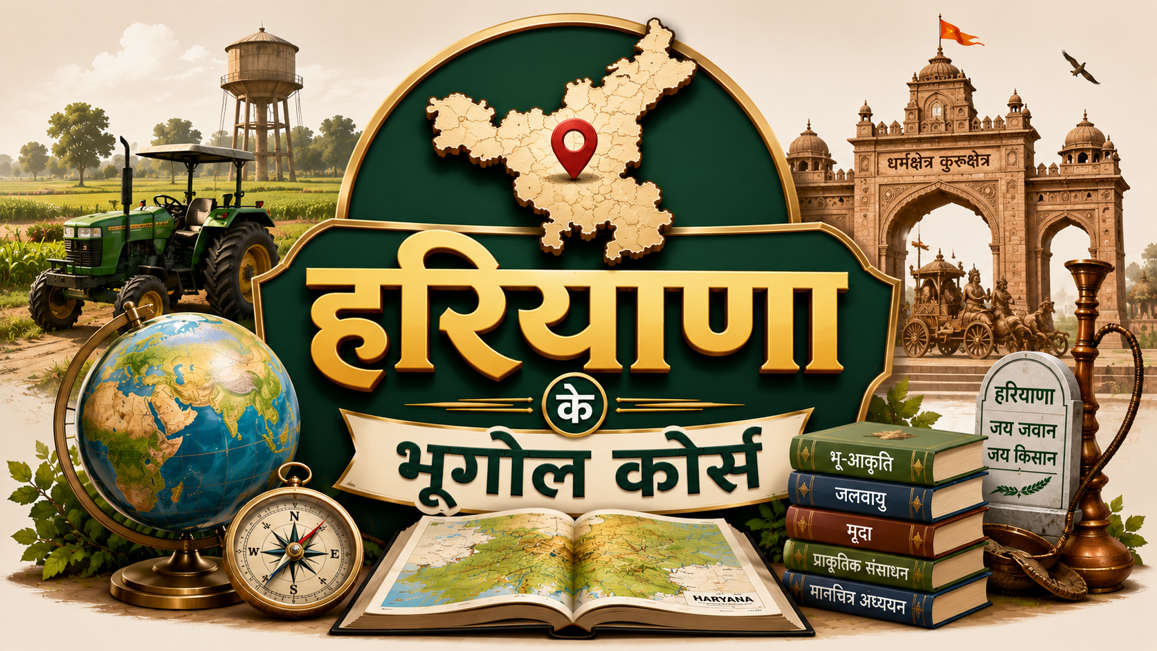 हरियाणा के भूगोल कोर्स 