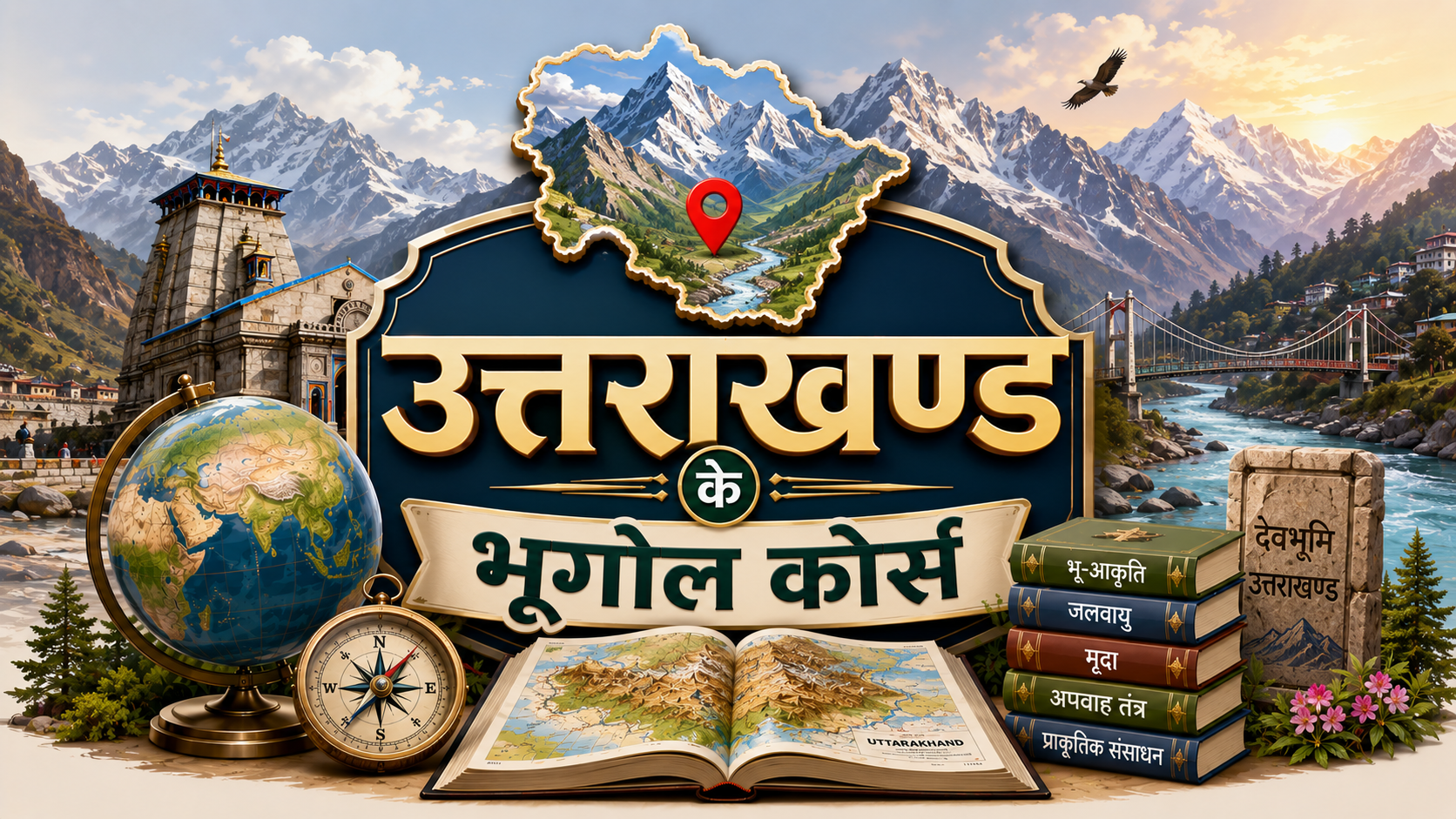 उत्तराखण्‍ड के भूगोल कोर्स 