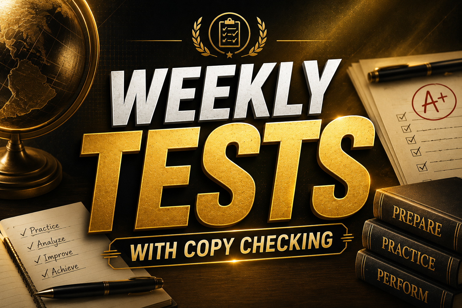 WEEKLY TEST with Copy Checking