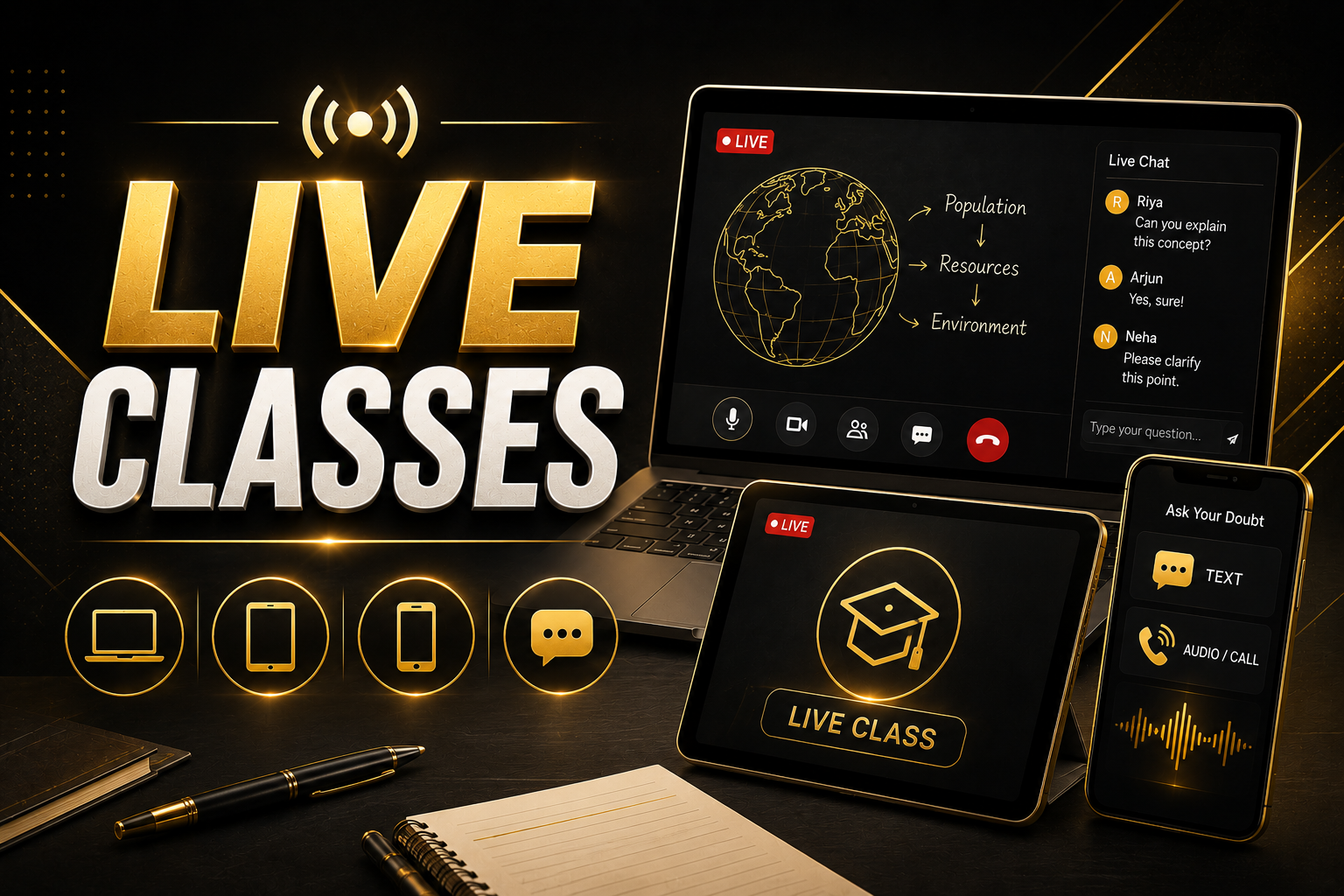 LIVE CLASSES