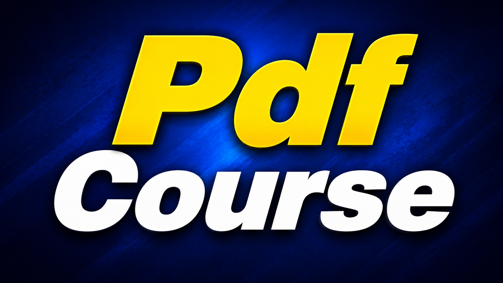 PDF Courses