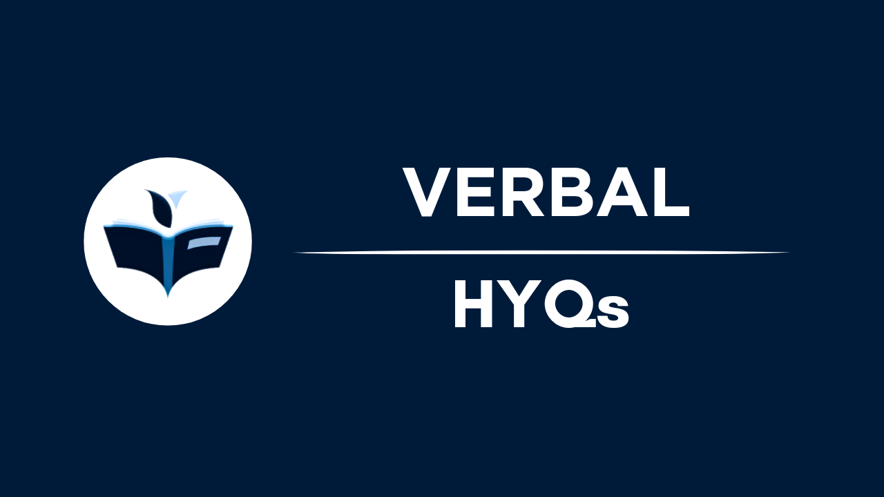 Verbal Reasoning
