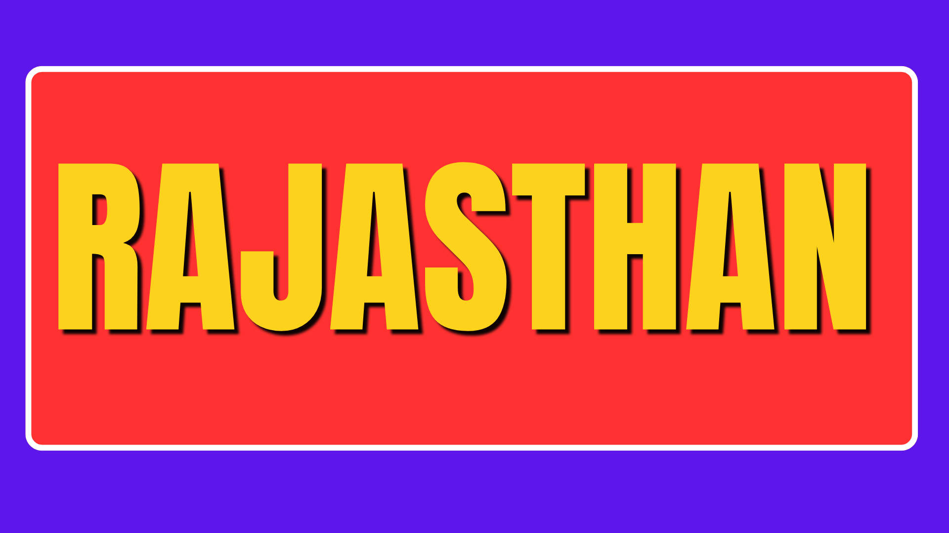 RAJASTHAN