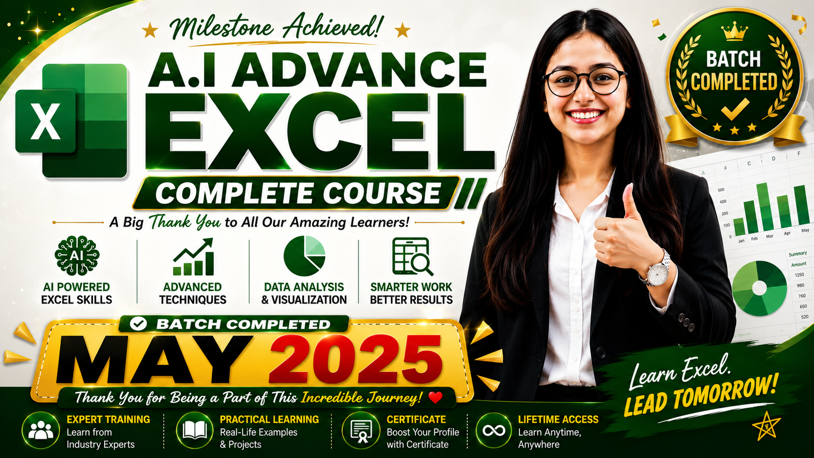 🔴Advance Excel Live May 2025