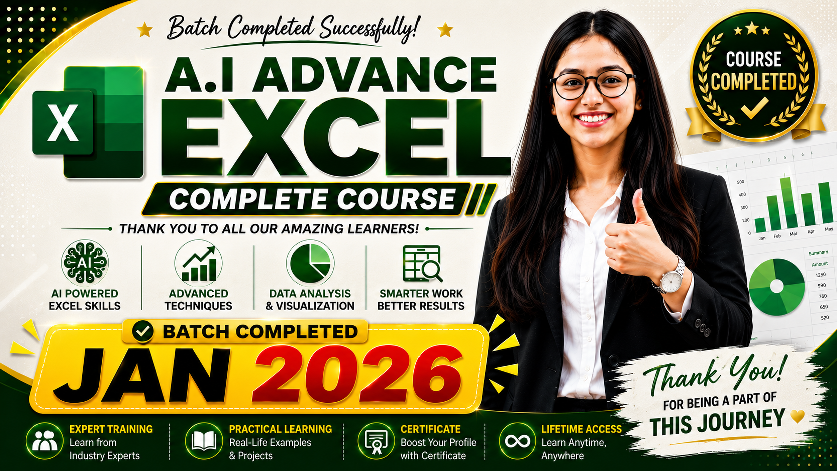 🔴Advance Excel Live Jan 2026