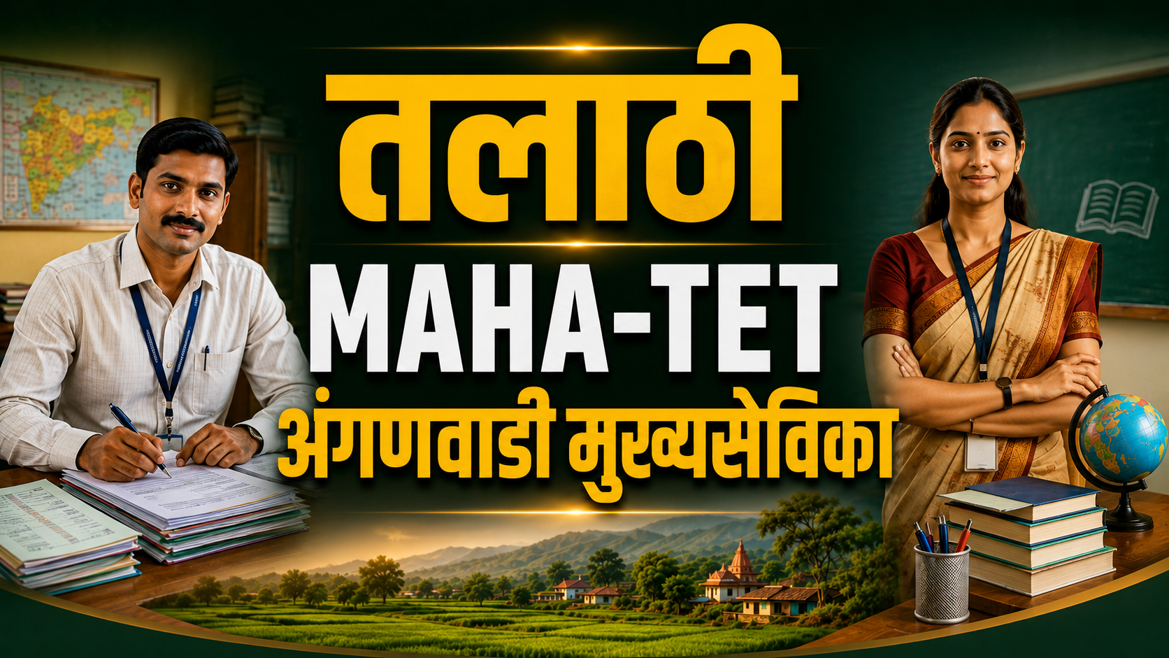 तलाठी,TET, मुख्यसेविका 
