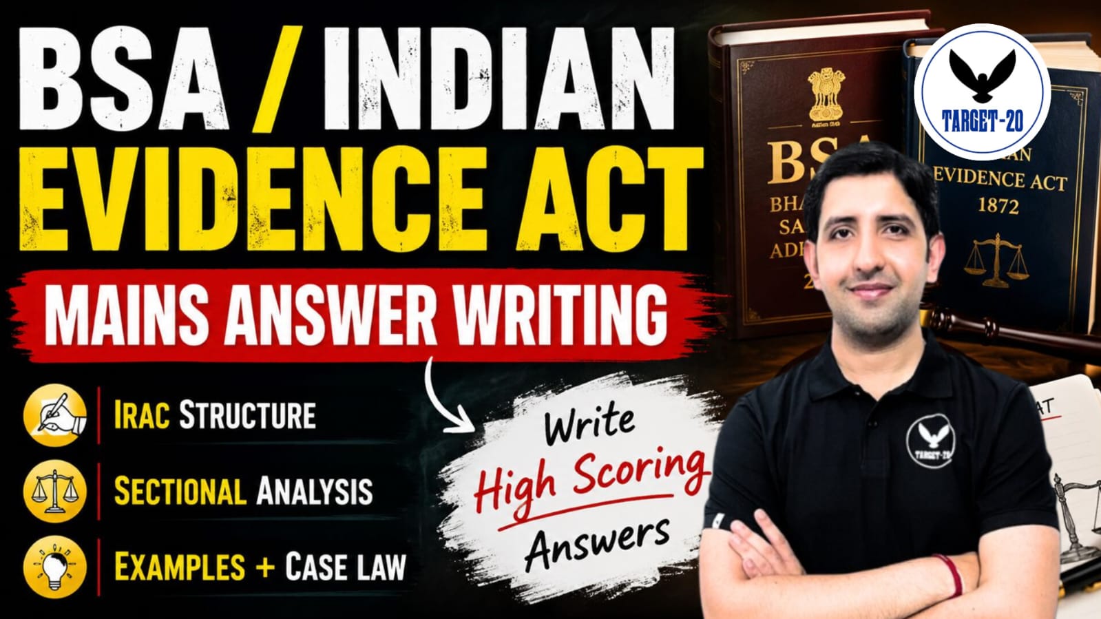 BSA/Indian Evidence Act Mains Answer Writing