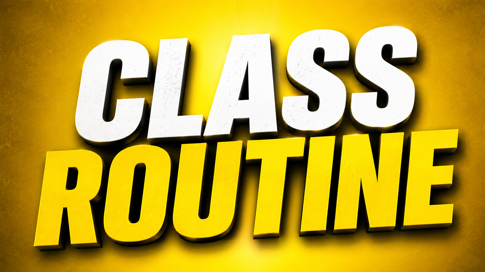 Class Routine