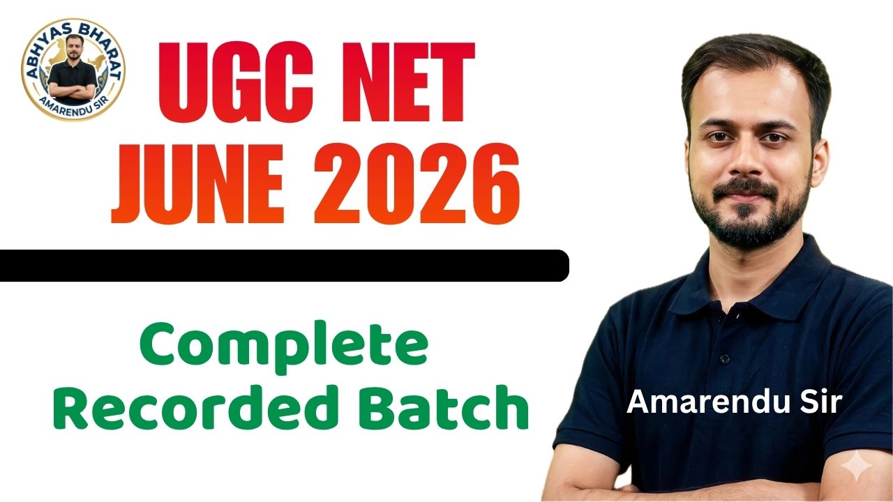 UGC NET June 2026 Recorded Classes