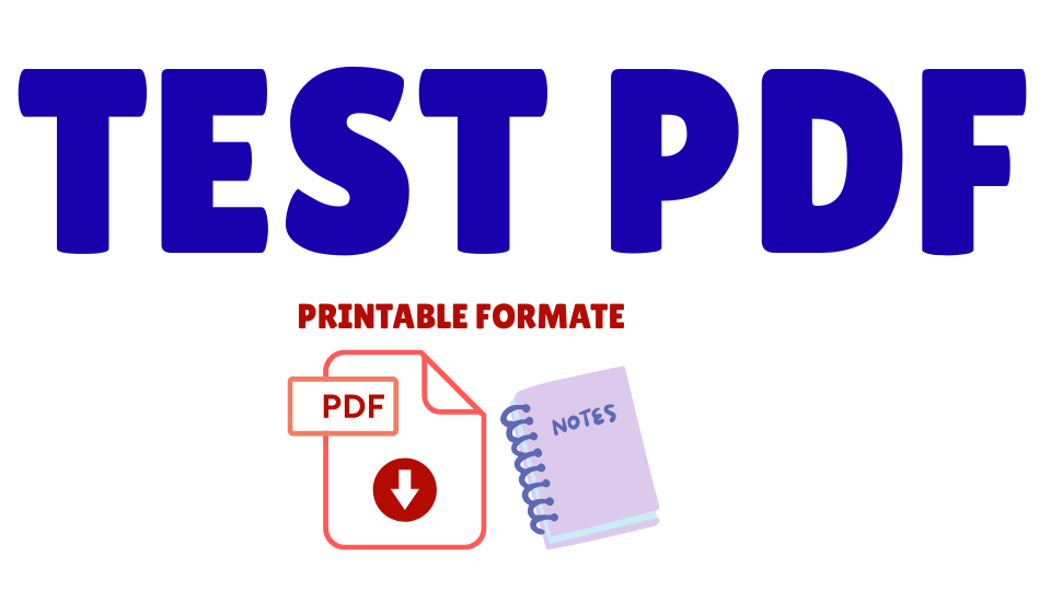 PART A PDF TEST