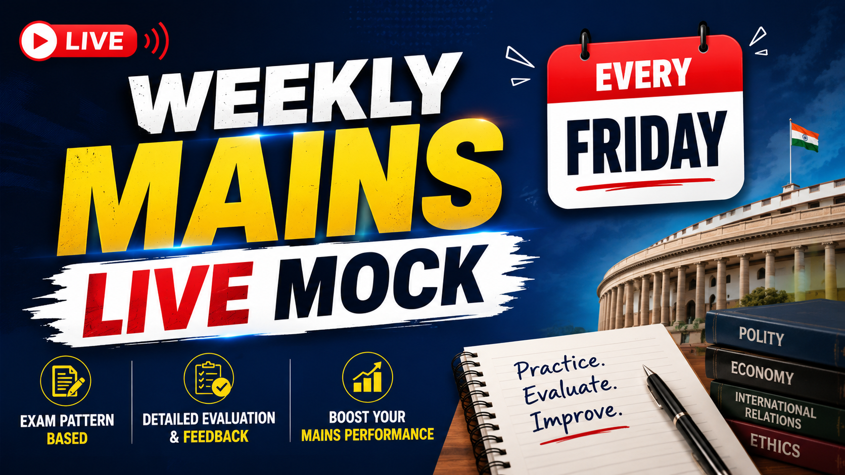 Weekly Live Mains Mock Test