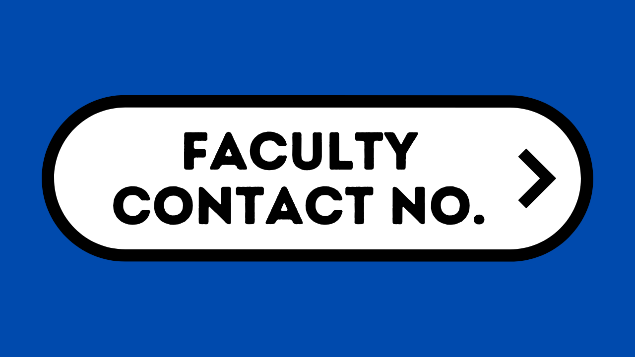 FACULTY CONTACT NUMBER
