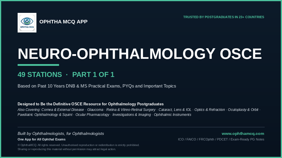 NeuroOphthalmology OSCE