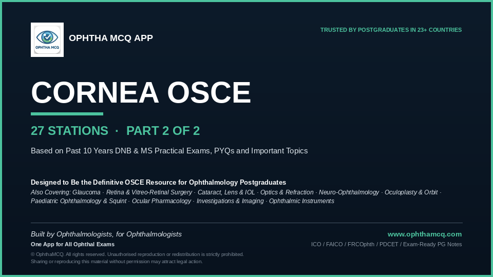 Part2 Cornea OSCE