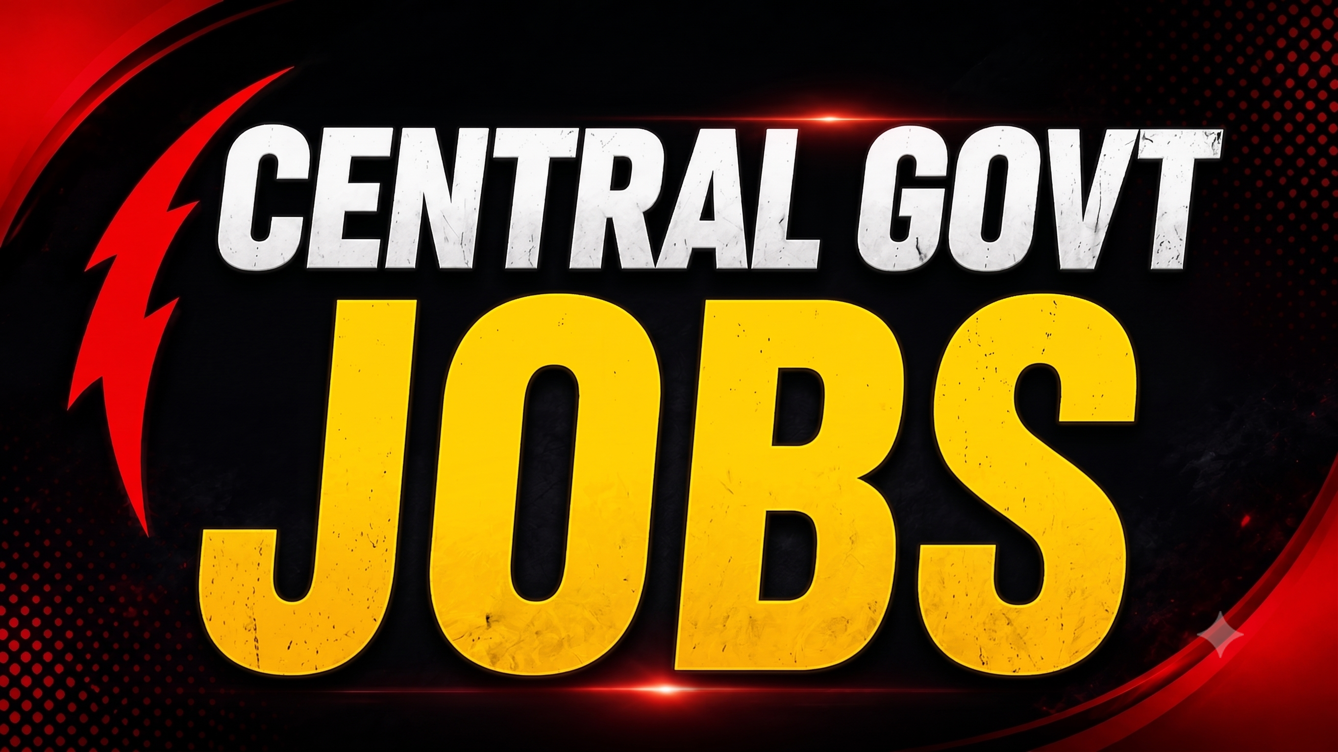 CENTRAL GOVT JOB