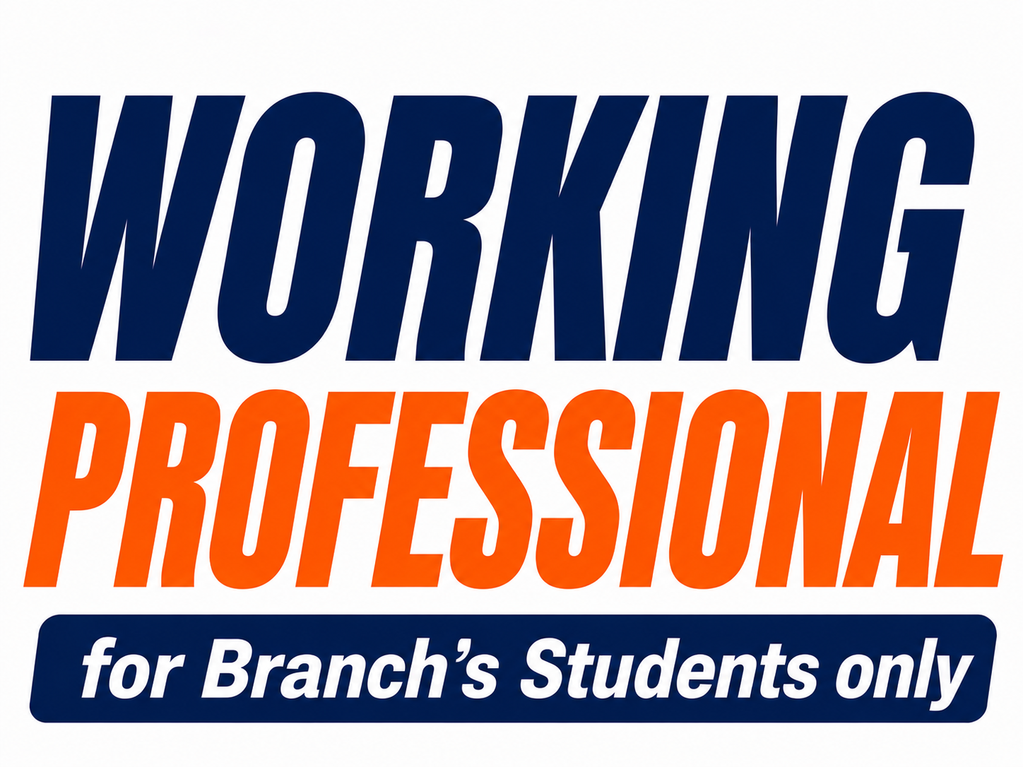 Courses for Working Professionals