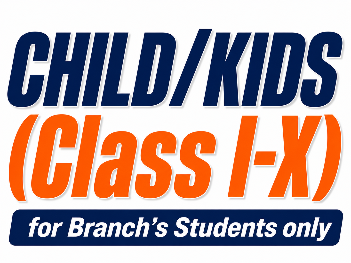 Child / Kids Courses (Class I-X)