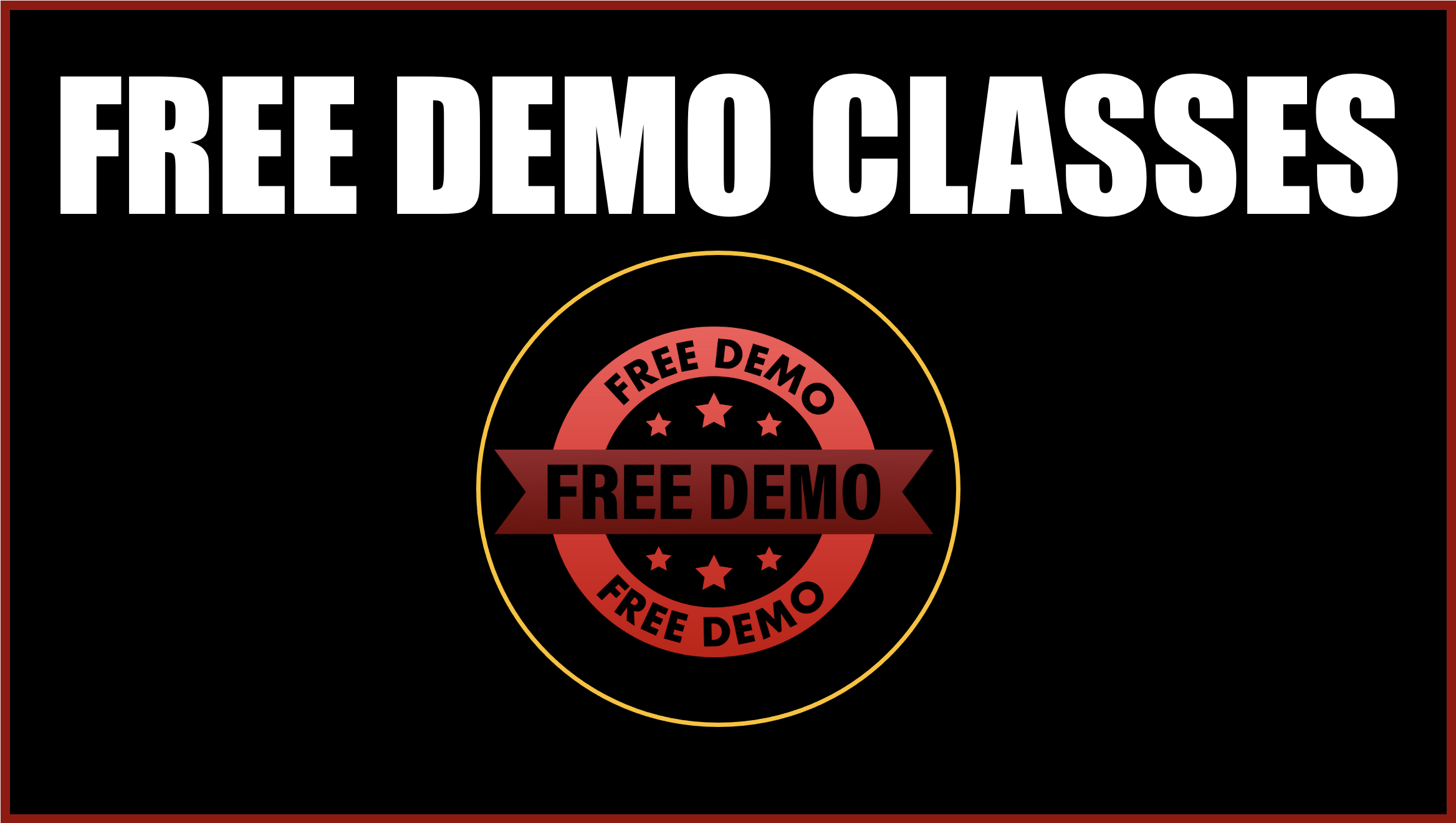 FREE DEMO CLASSES