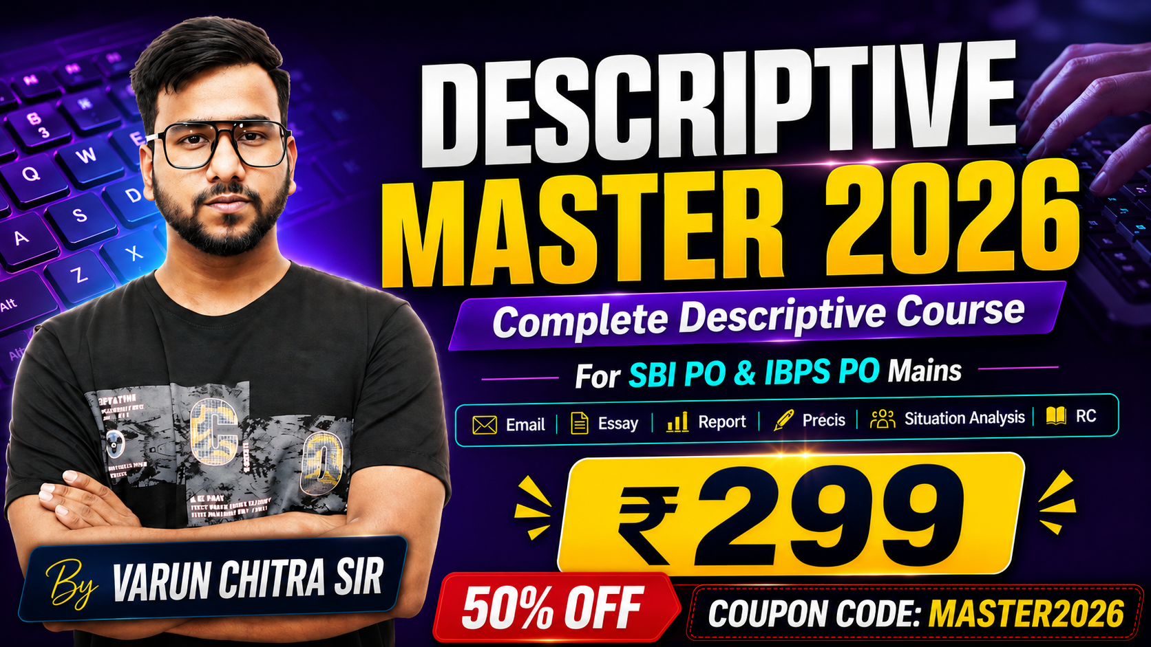 Descriptive Master 2026: Varun Chitra Sir
