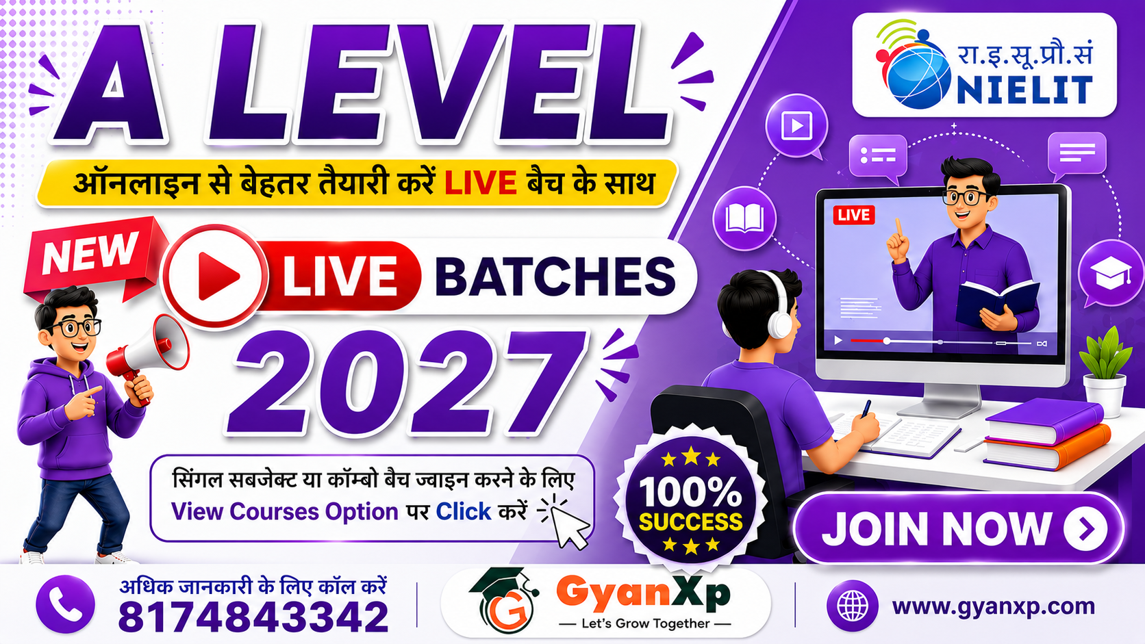 NEW A LEVEL BATCHES 