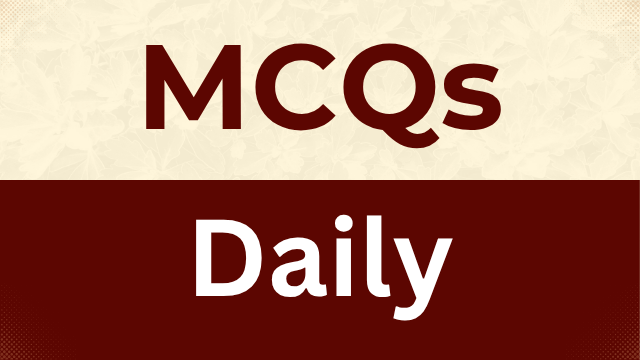 Daily Current Affairs MCQs