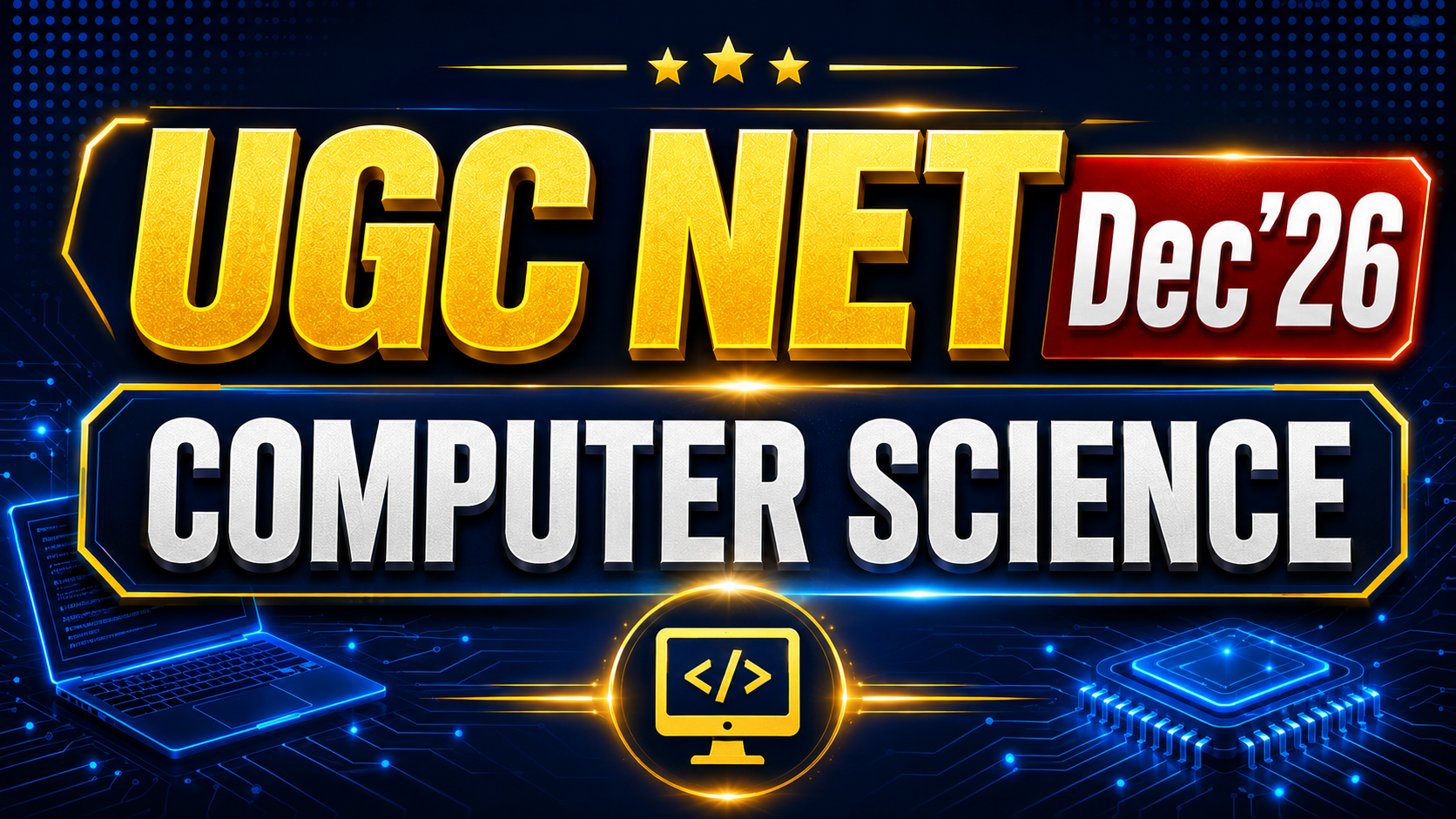 UGC NET Dec 2026 - Computer Science