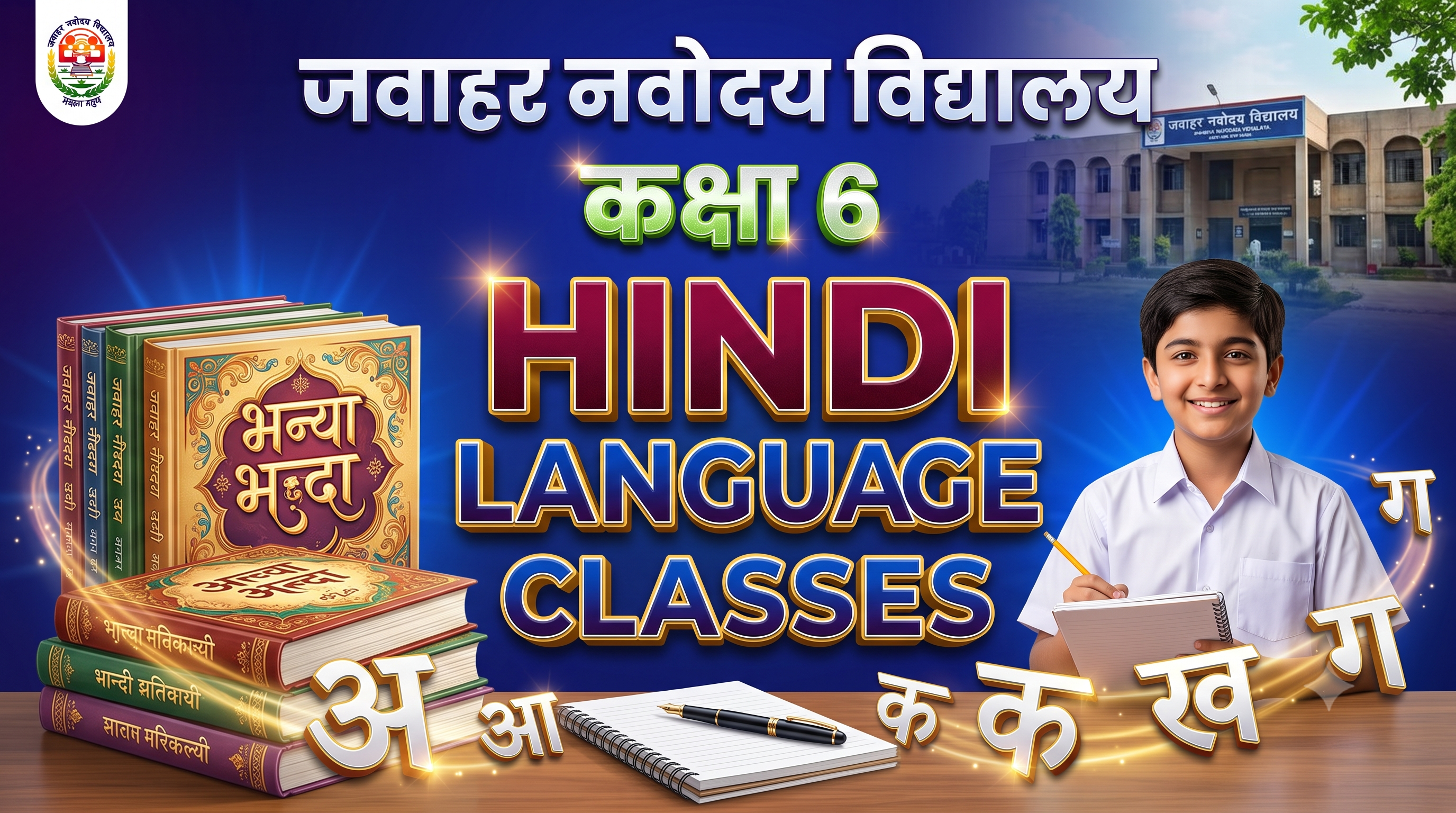 JNV 6TH CLASS HINDI LANGUAGE TEST