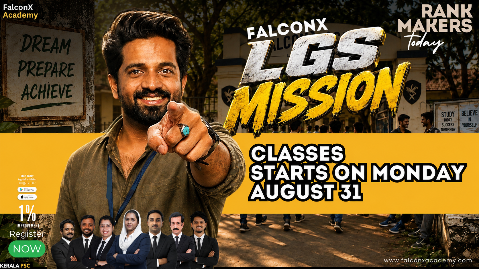 classes  starts on monday  augest 31