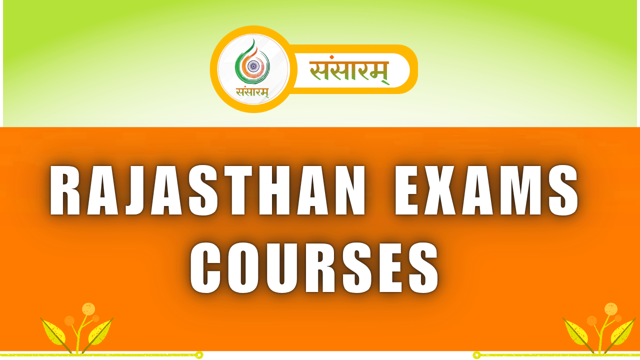 RAJASTHAN EXAMS COURSES