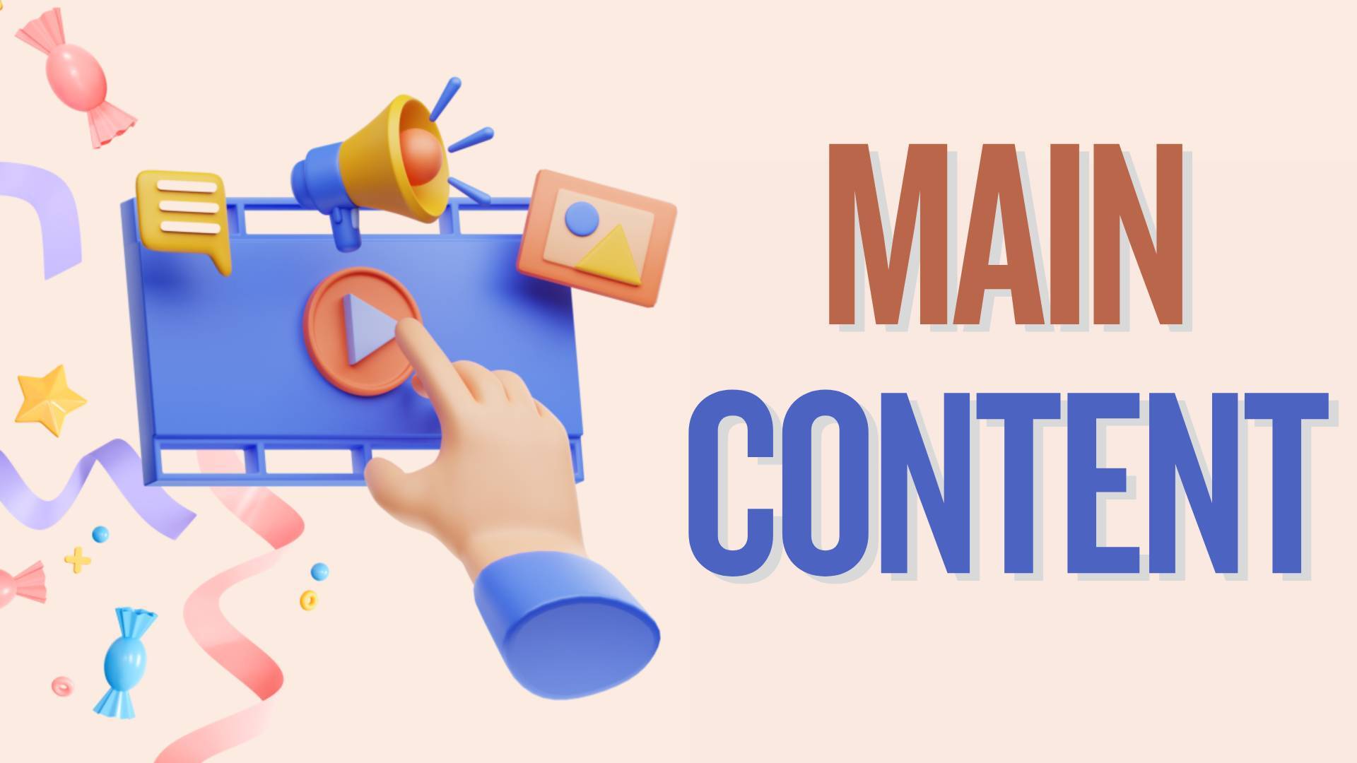 Main Content will starts from 25 August 2026