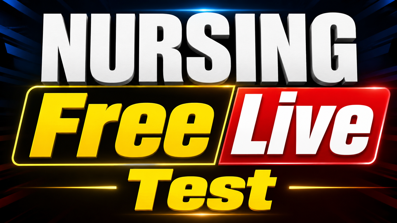 π΄ NURSING FREE LIVE TEST ( CLICK FOLDER )