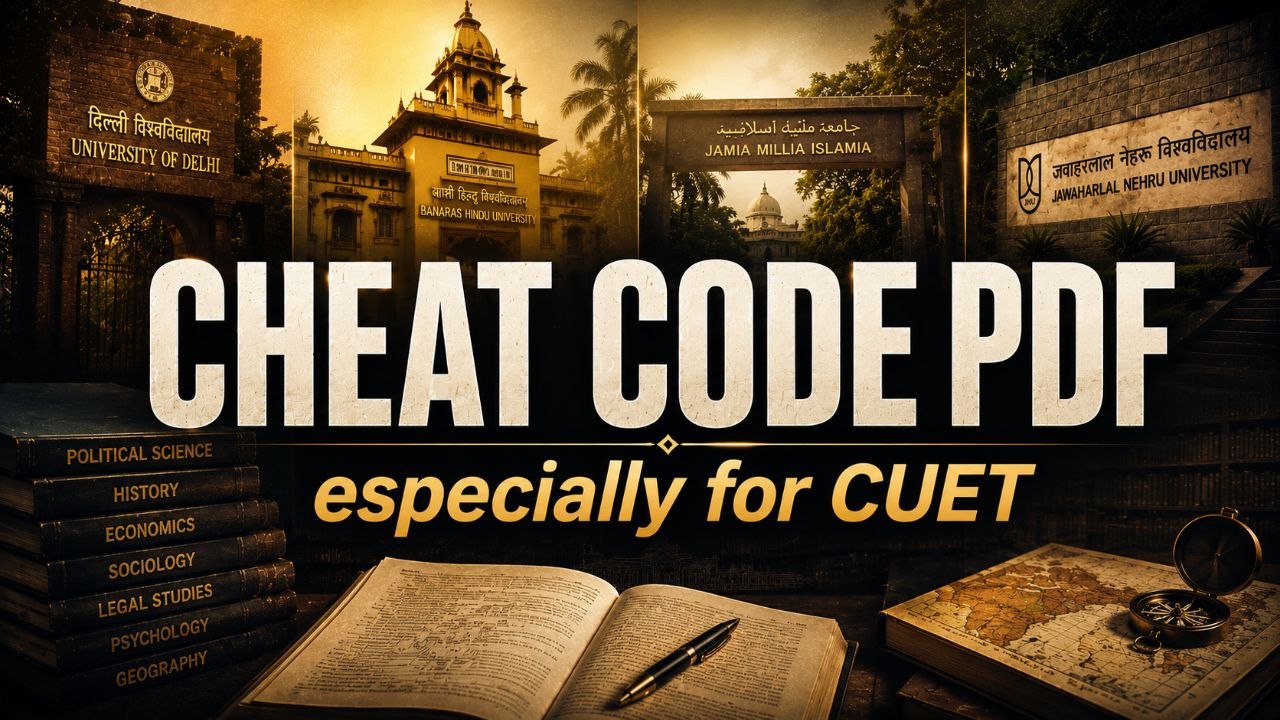 CHEAT CODE PDF (for CUET)