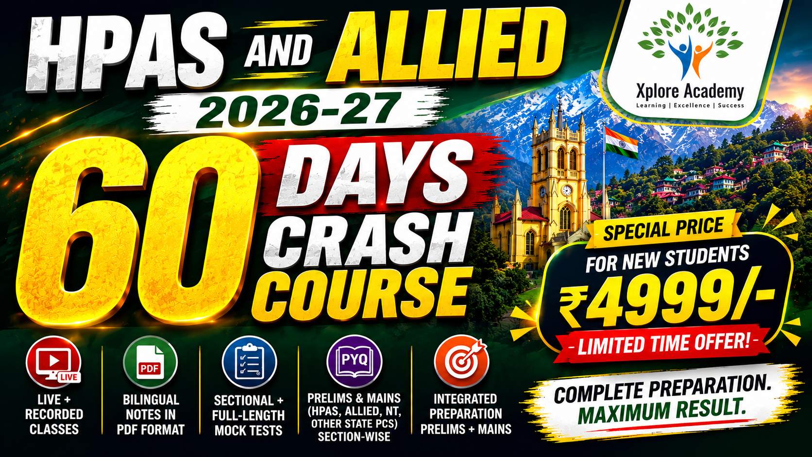 60 days Crash Course for HAS and Allied