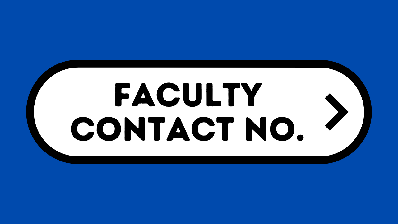 FACULTY CONTACT NUMBER