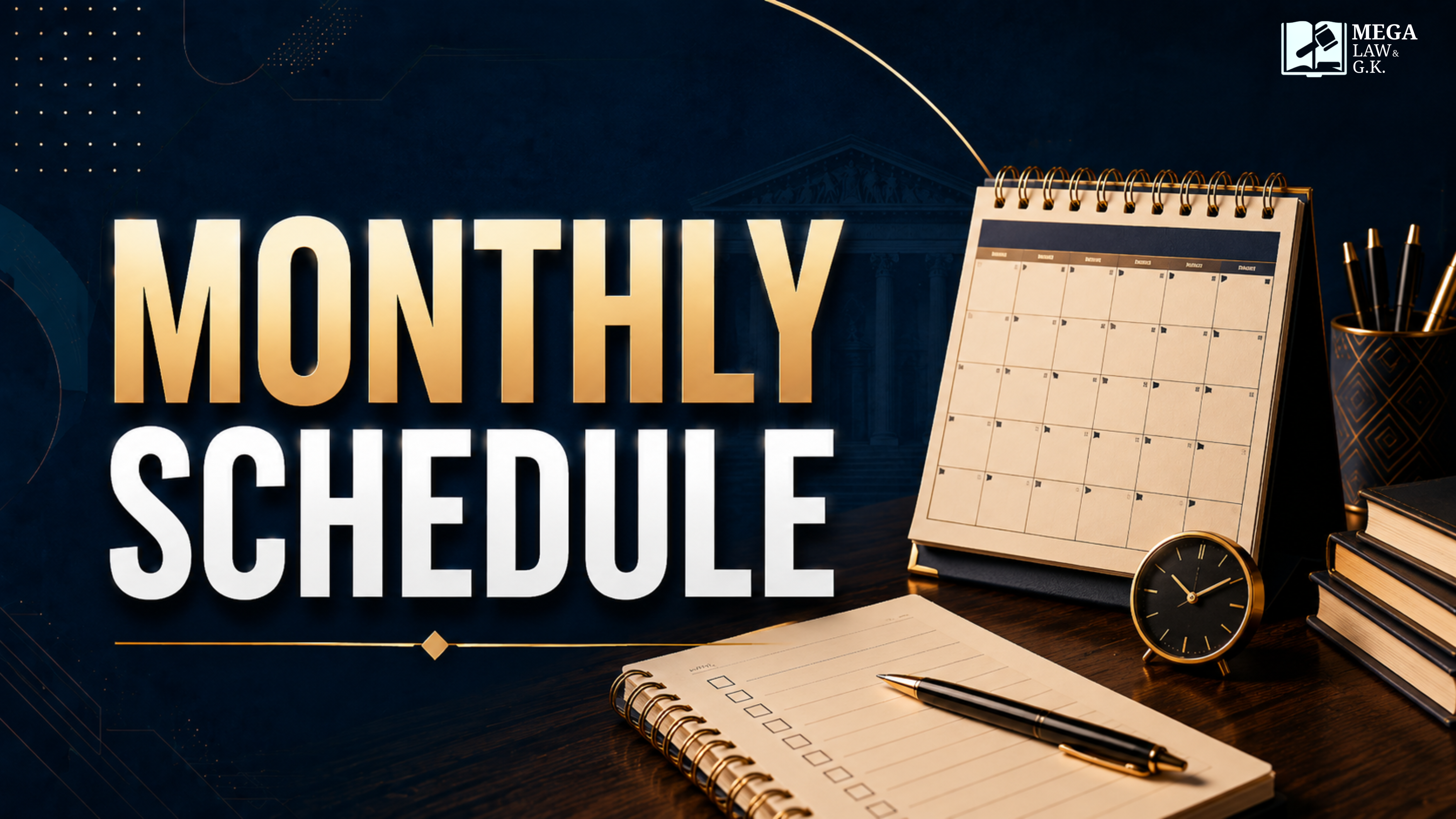 MONTHLY SCHEDULE