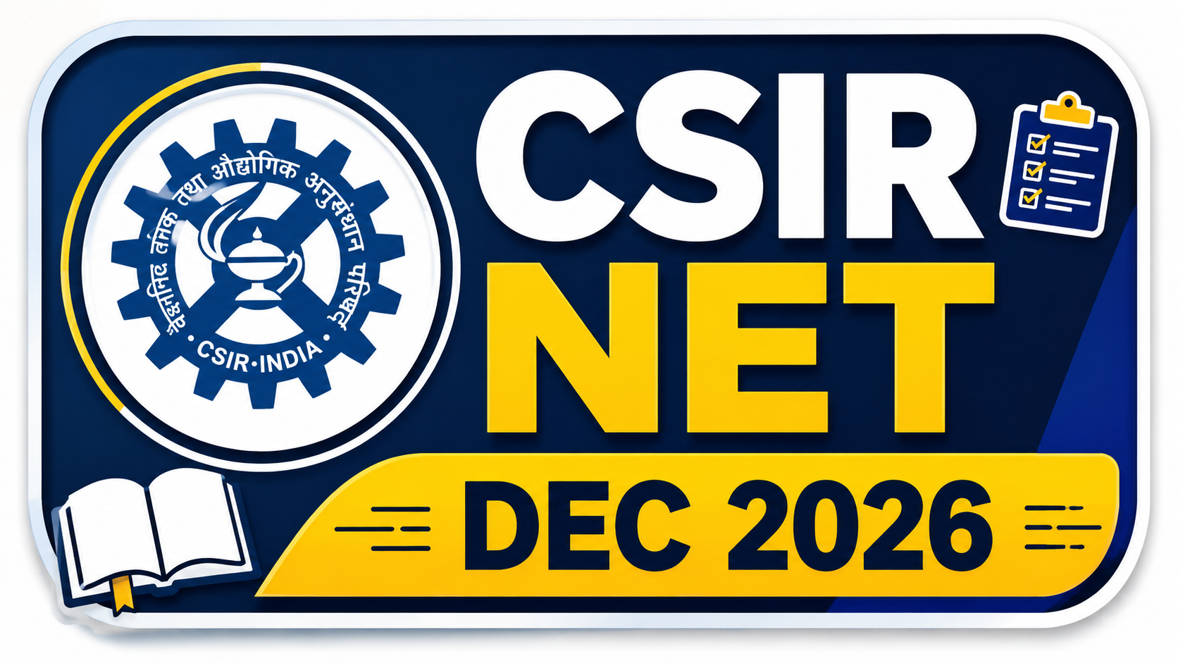 CSIR NET FOR DECEMBER 2026