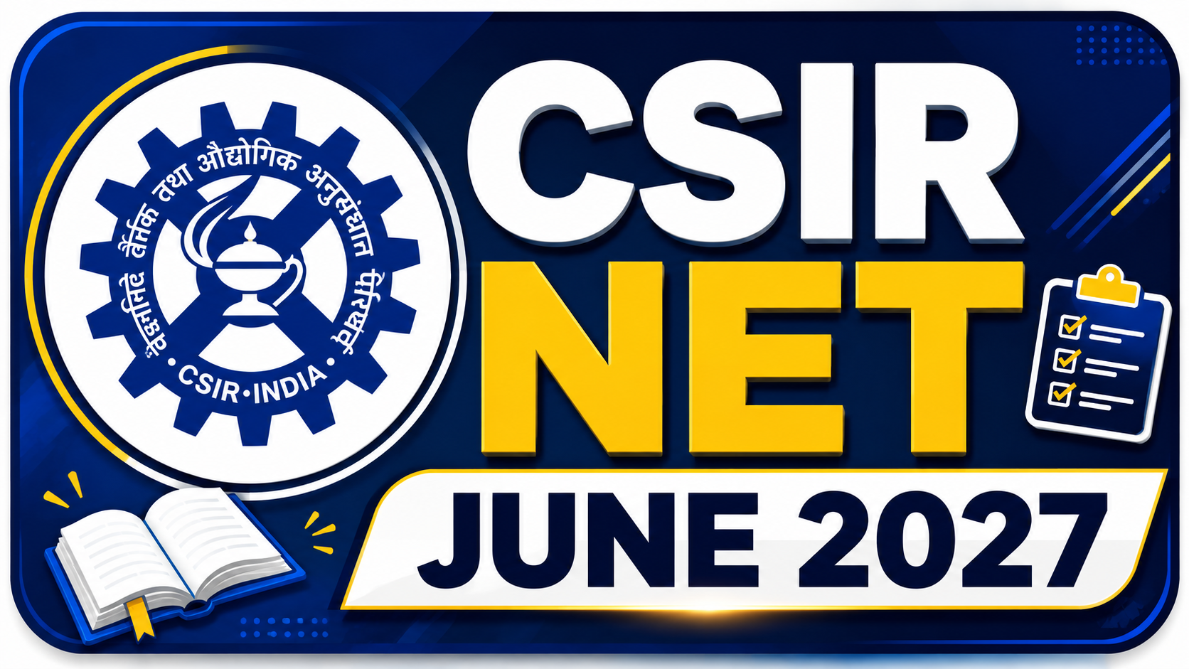 CSIR NET FOR JUNE 2027