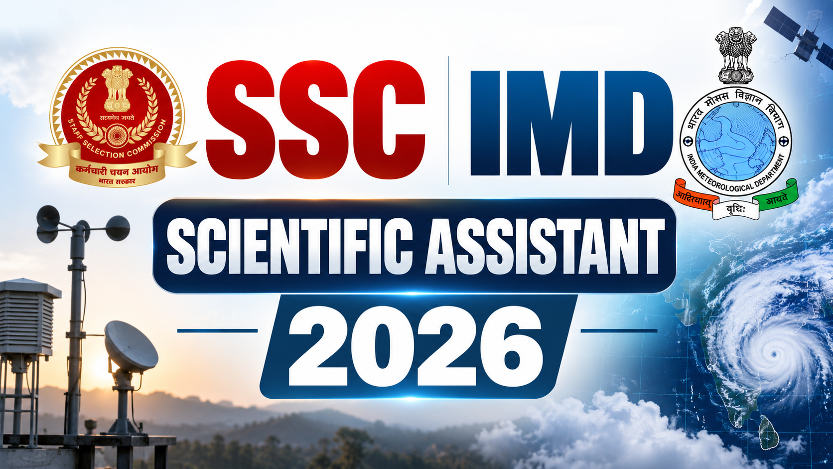 SSC JE IMD Examination, 2026