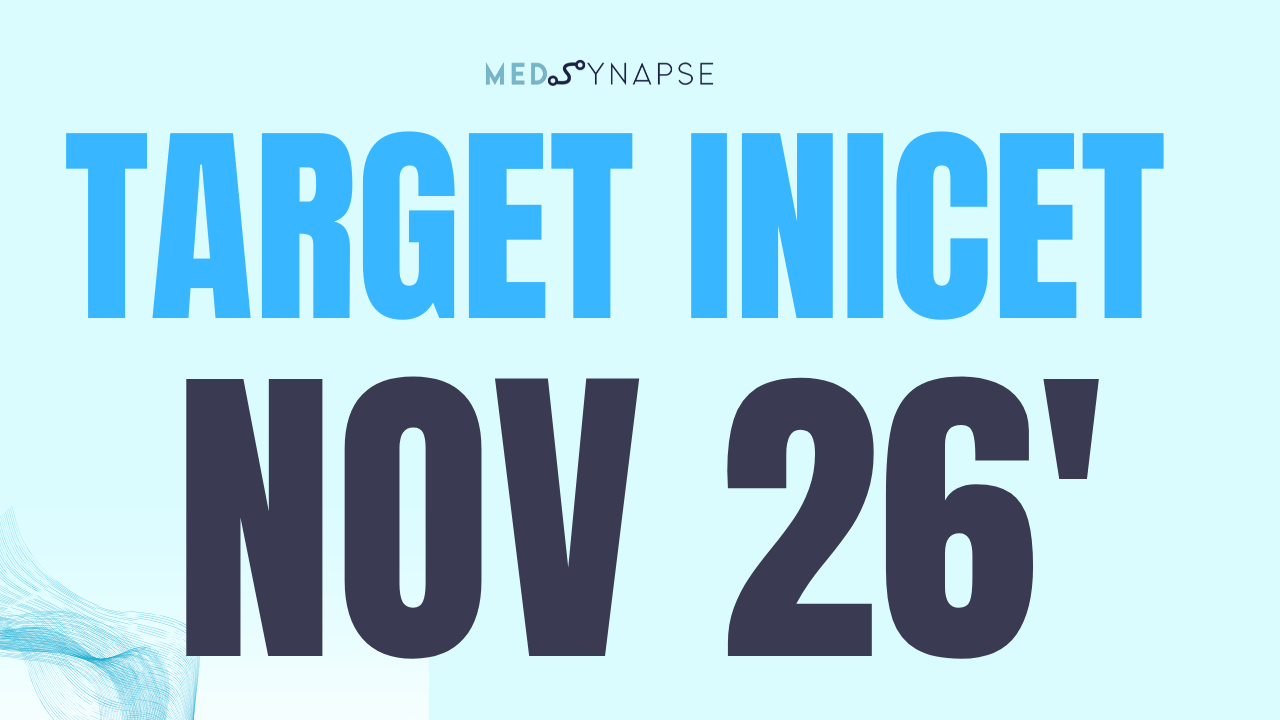 Target INICET NOV 26