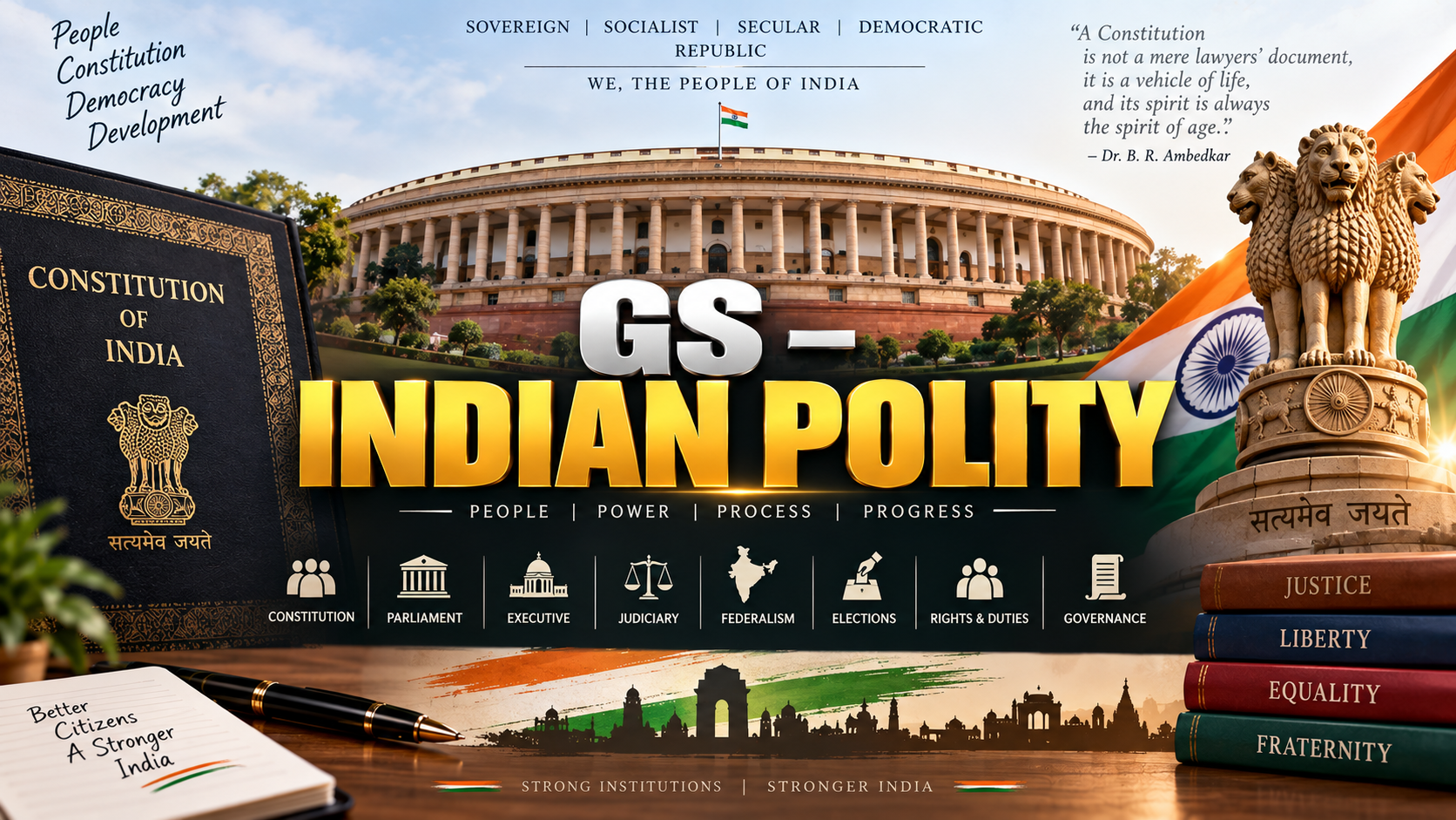 GS - Indian Polity (संविधान )